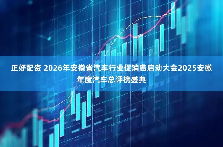 正好配资 2026年安徽省汽车行业促消费启动大会2025安徽年度汽车总评榜盛典